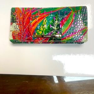 Tropical print Brahmin wallet